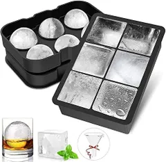 [新品※未使用] 2個 製氷皿 製氷 大きな氷 アイストレー 蓋つき シリコン 四角い氷 宅飲み 家用 氷作る容器 ウイスキー シリコントレー 氷皿のサムネイル