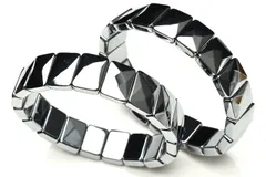 高純度 テラヘルツ鉱石　10x14mm　バングル パワーストーン 天然石 _B1186