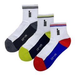 「3足組」ゴーセン(Gosen) レディース ハーフソックス 22-25cm 3P F22LH3PM【メール便発送】(250149997)