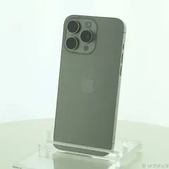 〔中古品〕 iPhone15 Pro Max 256GB ナチュラルチタニウム MU6R3J／A SIMフリー【344】