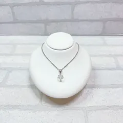 ネックレス　silver　シルバー　丸　ビジュー　ラウンド　アンティーク　ヴィンテージ　EL-0866