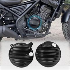 オートバイ ABSプラスチックエンジンステーターカバー 左右側 保護 フレーム スライダー 適合車種：Rebel CMX 250 2017-2022 (マットブラック)CYB686目玉商品