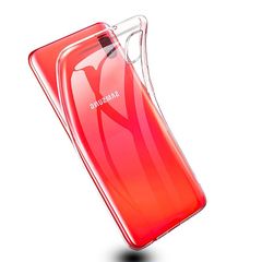Galaxy A20 用 ケース 薄型 軽量 衝撃吸収 黄ばみ無し ワイヤレス充電対応 ストラップホール付き SC-02M SCV46 適応用 透明 カバー