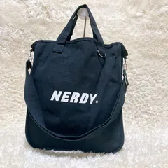 美品【NERDY】ノルディ ショルダーバッグ 2way ユニセックス E0015のサムネイル