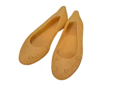 グッチ ラバー シューズ 37 レディース 靴 フラットシューズ ＧＧ ＵＣＣＩ ラバーシューズ ヒールなし