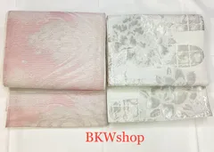 限定　used　高級　夏帯　袋帯　２枚まとめ売り　絽･紗　付下げ　訪問着　婚礼　結婚式　着付練習　リメイクのサムネイル