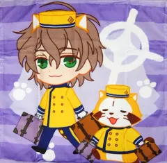 【中古】抱き枕カバー・シーツ 夢野幻太郎×ラスカル ホテルコラボ クッションカバー 「ヒプノシスマイク -Division Rap Battle-×あらいぐまラスカル」