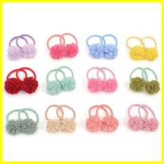 BIANHUAN ヘアゴム こども ヘアアクセサリー キッズ ヘアゴム リボン 赤ちゃん 髪 留め 輪ゴム 髪ゴム 子供 かみどめ へあゴム おしゃれ ベビーヘアゴム かわいい ギフト