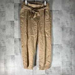 フレームワーク FRAMeWORK チノパン 【38】 ベージュ ベルト フルレングス 薄手 カジュアル ラフ 大人可愛い 春 夏 秋