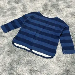 【美品】studio CLIP スタディオクリップ  カットソー【F】カジュアル  ボーダー柄  レディース  青系   ブルー【送料無料】