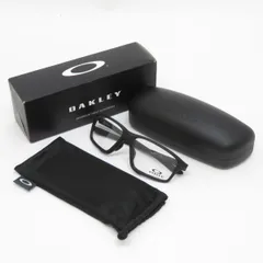 OAKLEY オークリー CROSSLINK ZERO クロスリンクゼロ OX8080-0758 Satin Black 眼鏡 メガネフレーム おまけ付き　※中古美品