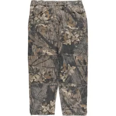 古着 ラングラー Wrangler 迷彩柄 リアルツリーカモ ダブルニー テーパードデニムパンツ メンズw36相当/eaa539910