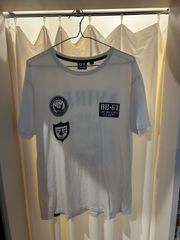 AVIREX アビレックス 両面プリント プリントT Tシャツ 半袖 ホワイト サイズL A-462