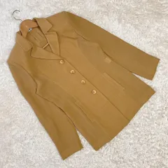 【Cest La vie】セラビ ジャケット 肩パット 黄土色 L 409のサムネイル