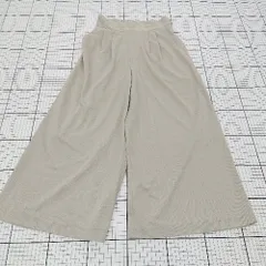 ◇ Θ le.coeur blanc ルクールブラン ワイド パンツ サイズ36 ベージュ系 レディース E  【1509300004811】