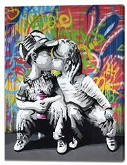◆迅速発送◆　Banksy バンクシー スタイル ストリートグラフィティ芸術 イ