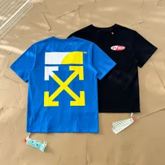 Off-White 2024ss春夏OW新作バックカラーブロックアロー半袖Tシャツ