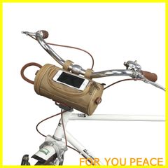 【数量限定】TOURBON ハンドルバーバッグ 自転車 フロントバッグ サイクルバッグ 透明スマートフォンポーチ