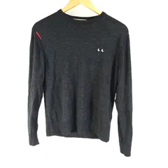 UNIQLO×ANYHINDMARCH メリノクルーネックセーター DARK GRAY ユニクロ アニヤハインドマーチ レディース Lサイズ