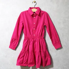 【新品】POLO RALPH LAUREN　ワンピース　ピンク　シャツドレス　サイズ７　７歳