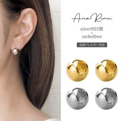 ピアス ミニフープ サークル 丸 小さめ つけっぱなし レディース キャッチレス 金属アレルギー対応 ニッケルフリー シルバー925 小さい 小ぶり 20代 30代 40代