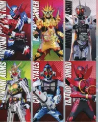 【中古】小物(キャラクター) 仮面ライダー/バイク チケットファイルセット(6枚組) 「仮面ライダー平成ジェネレーションズ FINAL ビルド＆エグゼイドwithレジェンドライダー」 劇場グッズ