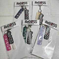 【瀬戸店】ReGLOSS　リグロス デビュー記念　ネームキーホルダー５個セット（火威 青・音乃瀬 奏・一条 莉々華・儒烏風亭 らでん・轟 はじめ）【718-5361】