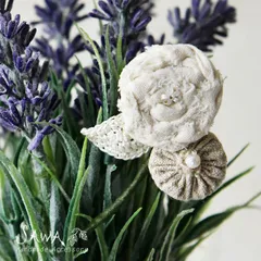 【新品】【SAWA サワ】フラワー モチーフ ブローチ (te-bro-21)ハンドメイド 手作り 作家 アクセサリー レディース コサージュ ピン ショールピン 卒業式 母の日 ナチュラル シンプル おしゃれ コーデ きれいめ 人気 30代 40代 50代