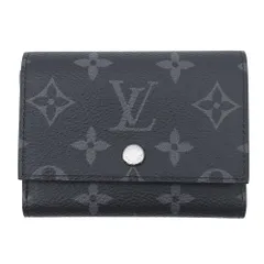 ルイヴィトン モノグラム エクリプス ヴィクターウォレット 折り財布 黒 財布 ルイヴィトン 財布 LOUIS VUITTON メンズ 三つ折り財布