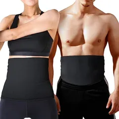 MEU 腹巻 ダイエット 発汗ベルト 着圧 腹圧 ウエストベルト サウナベルト コルセット メンズ レディース( 3XL)