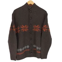 エディーバウアー Eddie Bauer 90-00s くるみボタン ウールニットカーディガン メンズ JPN：M のサムネイル