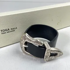 TOGA PULLA ブラック バングル TOGA(トーガ)の通販 - Seltie セルティ