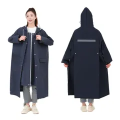 【新着商品】収納袋付 通勤 男女兼用 １ 梅雨対策 雨衣 雨具 超撥水 防風 防水 通学 雨合羽 大きいサイズ ロング丈 カッパ レインポンチョ レインウェア リュック対応 自転車 二重透明レインバイザー 2024新型 レディース メンズ レインコート [CI