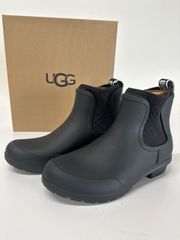【新品未使用】 UGG 1110650 アグ シェボンヌ レインブーツ レディース 長靴 W CHEVONNE BLK US6 23cm