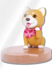 CIOP 【 どうぶつ スマホスタンド (しばいぬ 01) 柴犬 木製の土台 】 スマホ立て かわいい 可愛い おしゃれ フィギュア 卓上 iphone/ipad/タブレットパソコン 