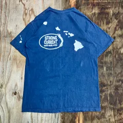 STRONG CURRENT ストロングカレント Tシャツ フェード ネイビー サーフ系 サーフィン COMFORT COLORS VINTAGE 古着 MH13のサムネイル