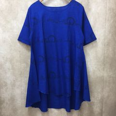 タグ付き 未使用品 TELVIAN トレビアン 半袖 トップス チュニック プルオーバー ワンピース ブラウス