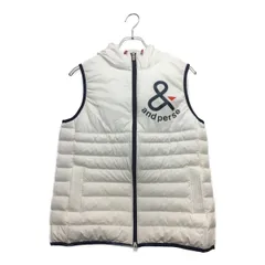 ⭐︎and per se⭐︎ アンパスィレディースダウンベストロングL 白 ⭐︎and per se⭐︎ アンパスィレディースダウンベストロングL 白