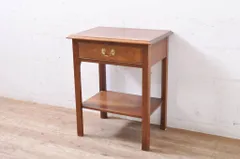 ★事前問合せ必須★ Stickley スティックレー スティックレイ サイドテーブル 中古 シンプル 上品 引き出し ナイトテーブル エンドテーブル ローテーブル 花台 飾り台 ヴィンテージ リペア+発送まで3週間前後 R-067619