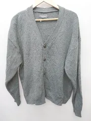 ◇ ⊇ MONO-MART モノマート 長袖 ニット カーディガン サイズS ダークグレー メンズ P  【1409090039188】