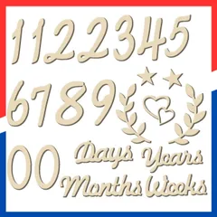 【在庫処分】マンスリーカード ニューボーンフォト 記念日フォト 成長記録 レターバナー 出産祝い 撮影用 天然木製 寝相アート 月齢フォトグッズ ベビー用品 月齢フォト 新生児 赤ちゃん 飾り付け lollipopk (22枚 星)