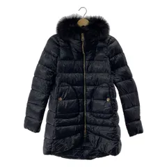 HERNO / ヘルノ | フォックスファー ライト ダウン コート | 40 | ブラック | レディース