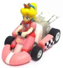 【中古】ミニカー ピーチ 「サントリーコーヒーボス マリオカートWii プルバックカー」 2008年キャンペーン品