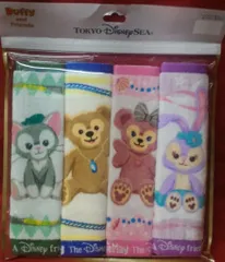 東京ディズニーシー ミニタオル4枚セット Duffy and Friends 4人