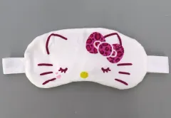 【中古】雑貨 ホワイト(ヒョウ柄/ピンク) 「ハローキティ ギャルなアイマスク」