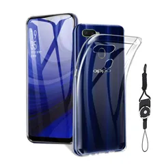【在庫セール】ケース TPU OPPO AX7 対応 透明保護ソフト シリコンケース AX7 薄型 上質TPU 耐衝撃 黄変防止 汚れ防止 耐水 防指紋 OPPO 散熱加工の超薄型 ケース 携帯ストラップ 付属 OPPO AX7 専用保護カバー【Hongmo】のサムネイル