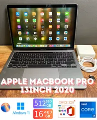 ［美品］Apple MacBook Pro 13inch 2020/Core i7 2.3GHz/16GB/SSD512GB/Windows11/Office 2021/Ri294