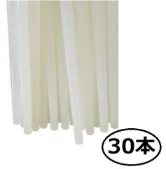 グルースティック 30本セット グルーガン スティック 7mm×100mm 透明のサムネイル