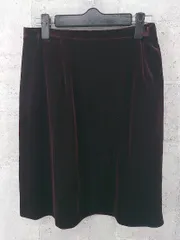 ◇ ITEM 膝丈 タイト スカート 11 ワインレッド *  【1002799416689】