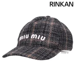 2025年最新】miumiu キャップ チェックの人気アイテム - メルカリ